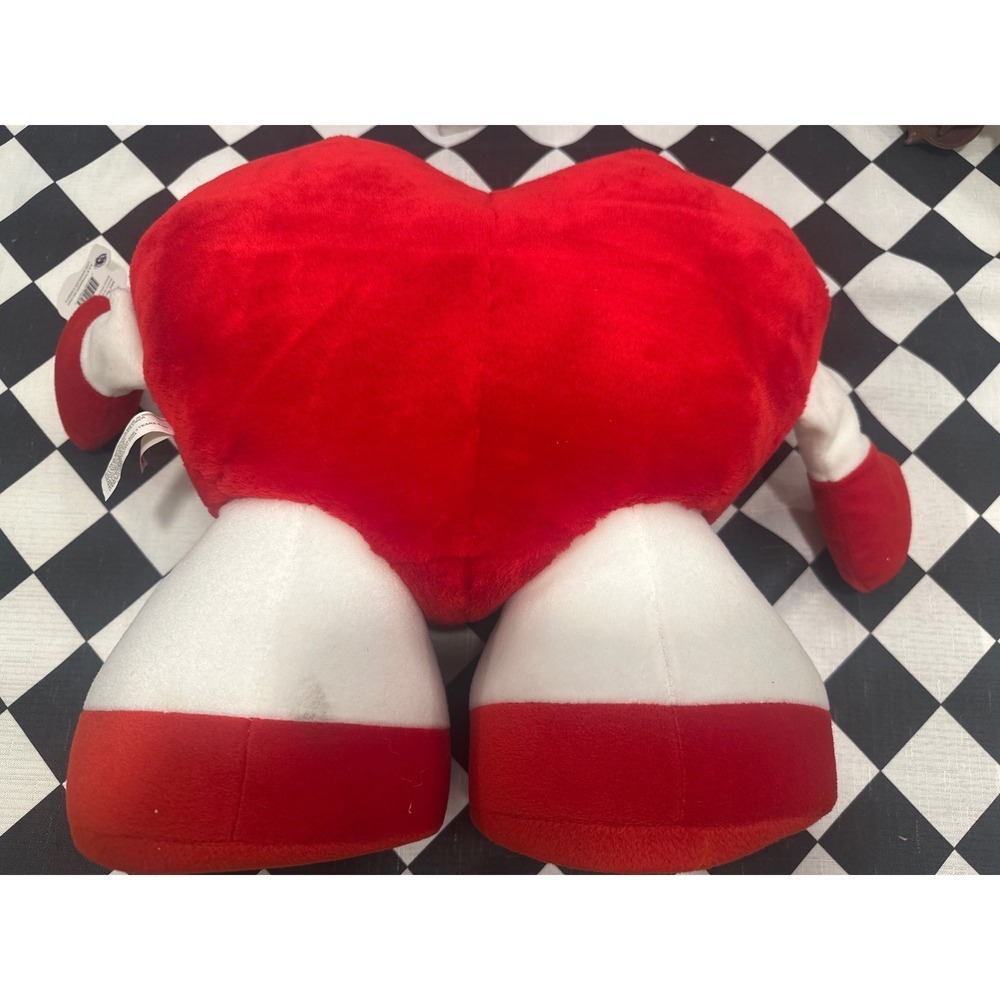Heart Plush Stuffed Animal Smiling Face Love You B & B Toymaker Valentine Y2K - Picture 6 of 6